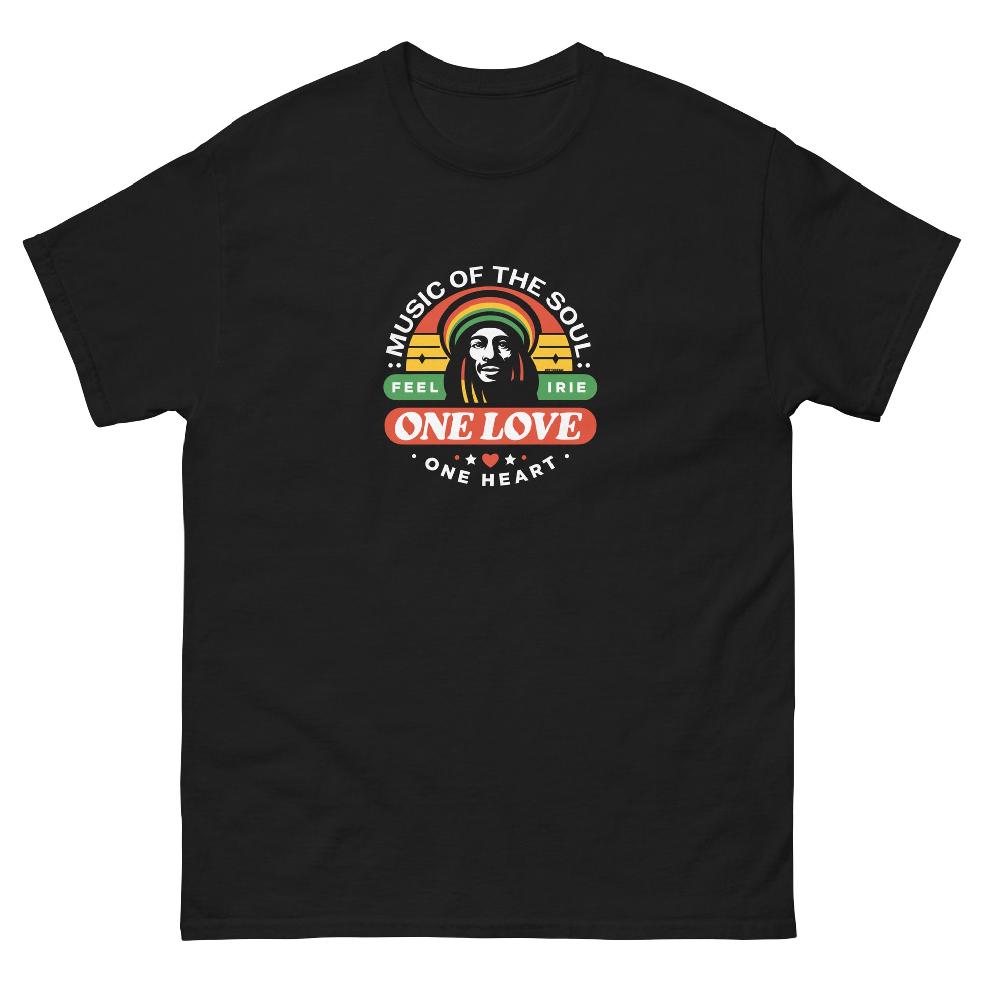 One-love-#1-reggae-t-shirt-black
