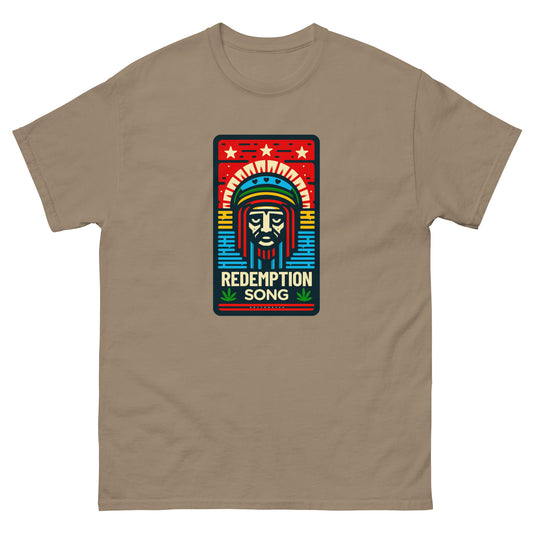 Redemption-song-reggae-t-shirt-savana-front