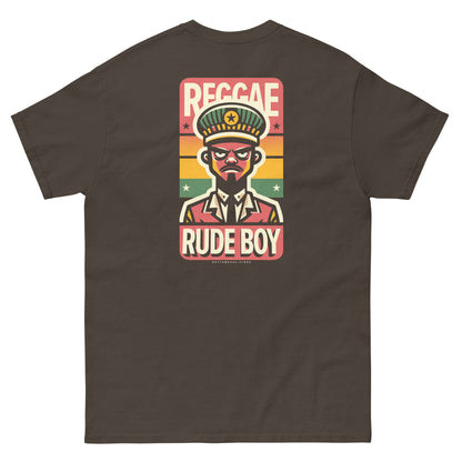 Reggae-rude-boy-reggae-t-shirt-dark-chocolate-back