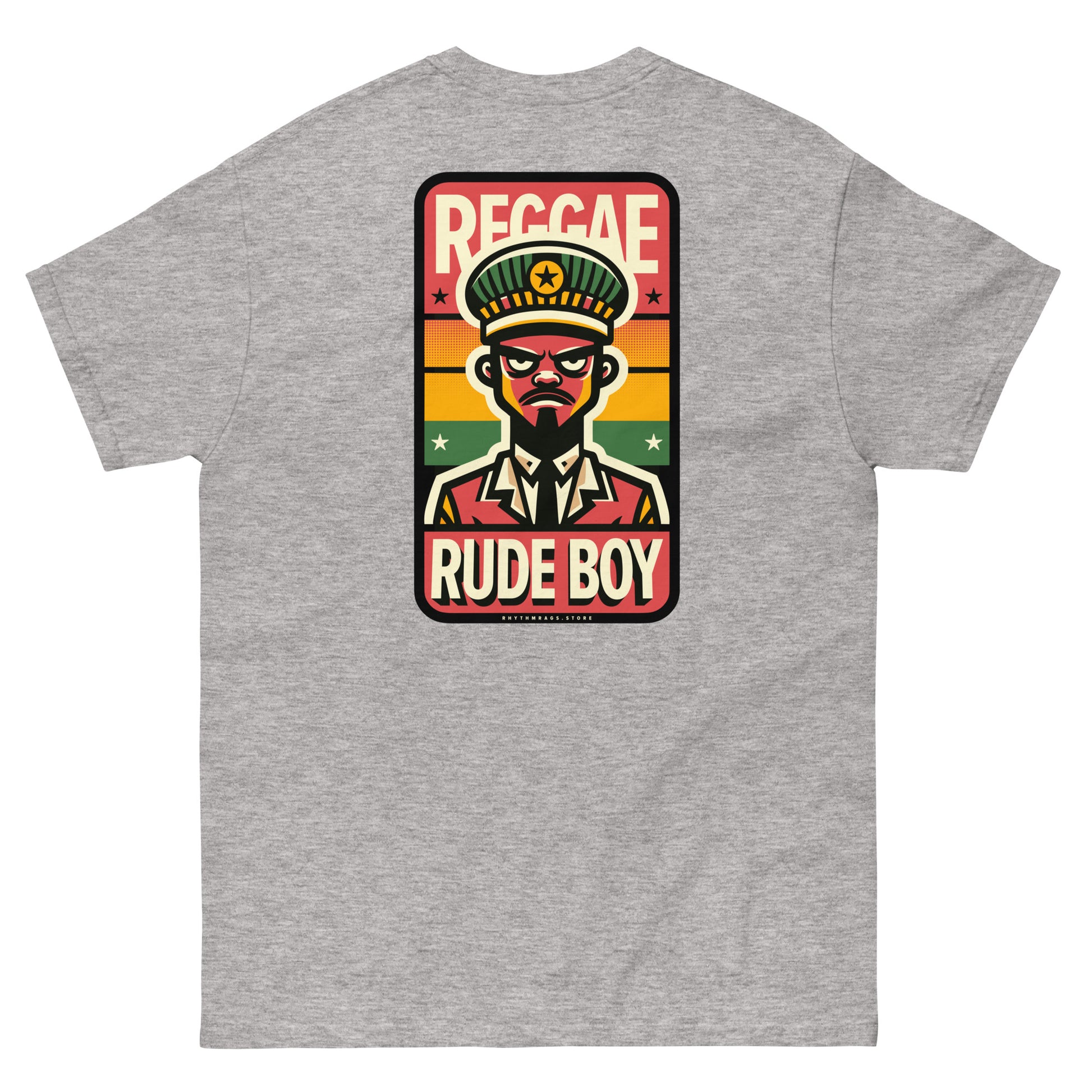 Reggae-rude-boy-reggae-t-shirt-sport-grey