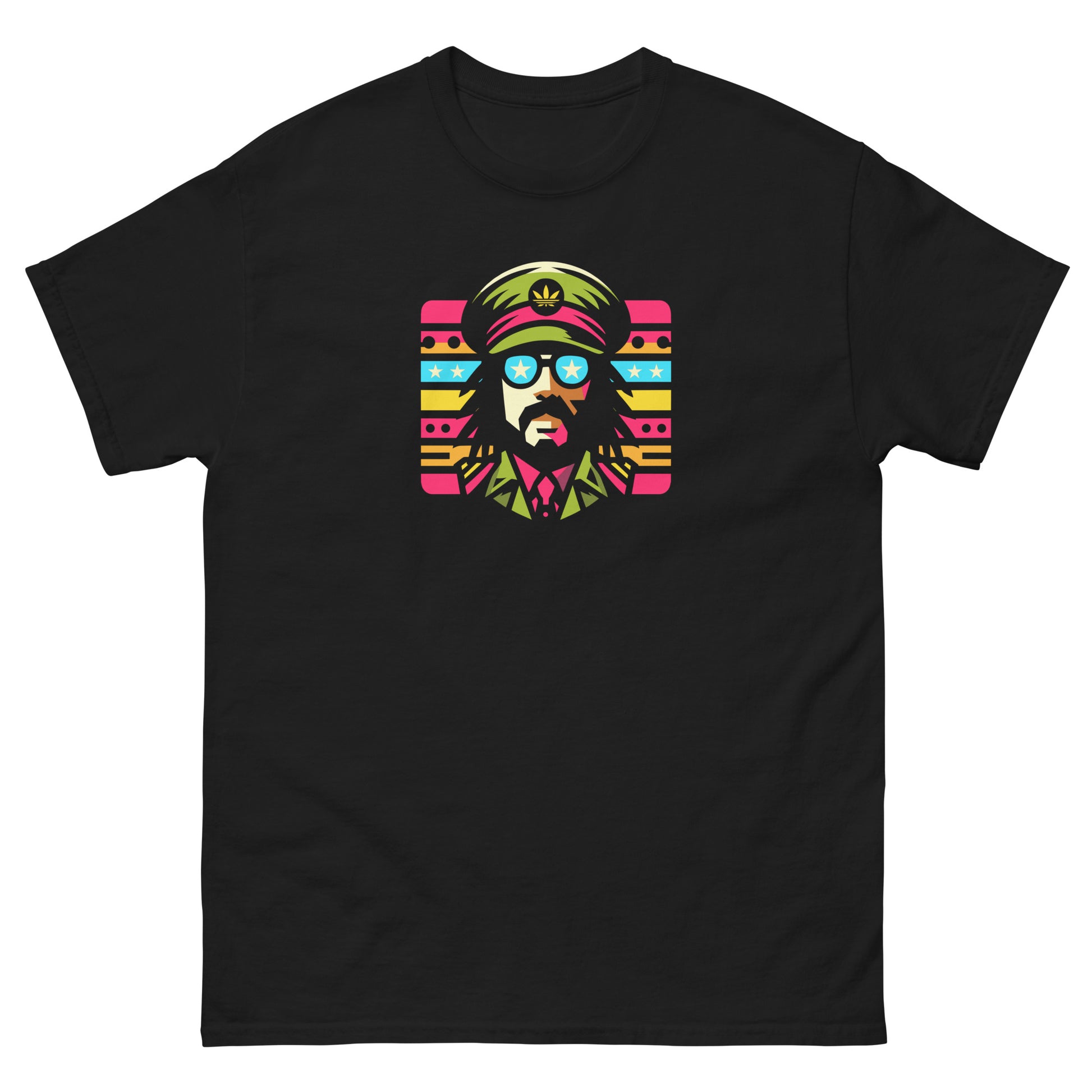 Soul-rebel-reggae-t-shirt-black-front