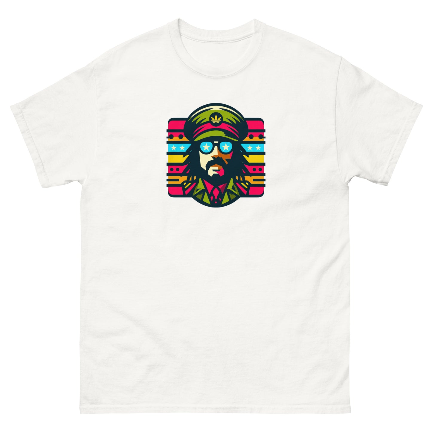 Soul-rebel-reggae-t-shirt-white-front