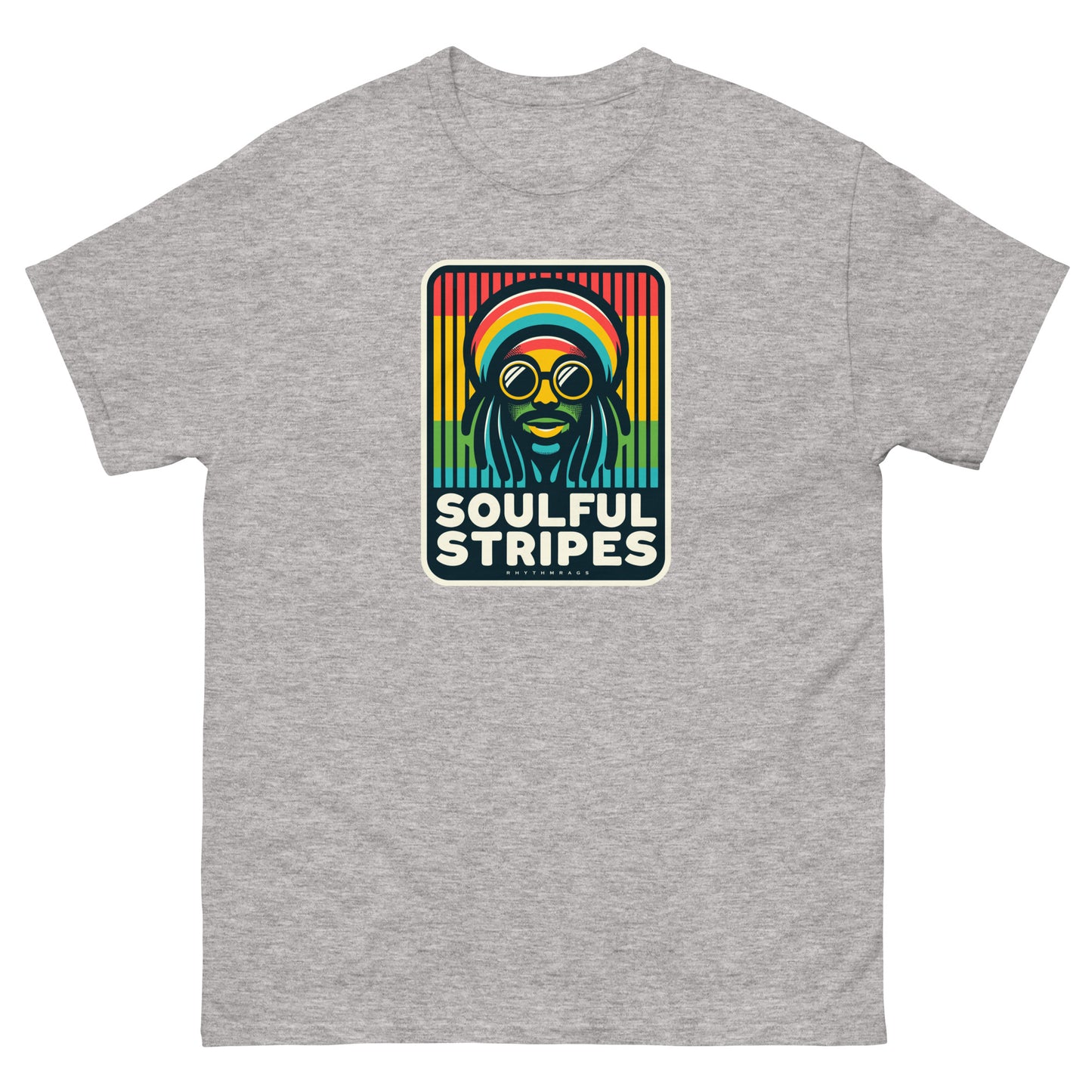 Soulful-stripes_1-reggae-t-shirt-sport-grey-front