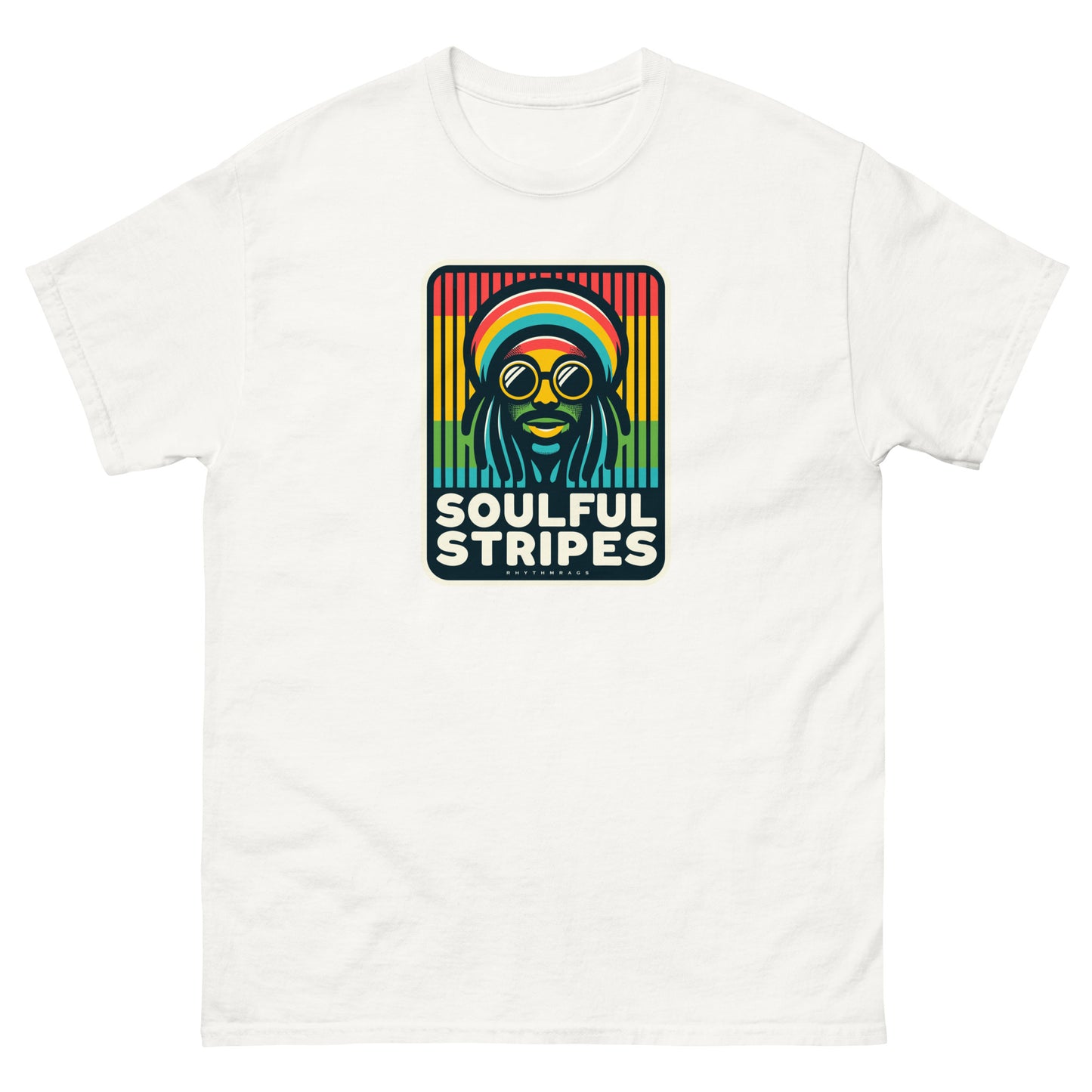 Soulful-stripes_1-reggae-t-shirt-white-front