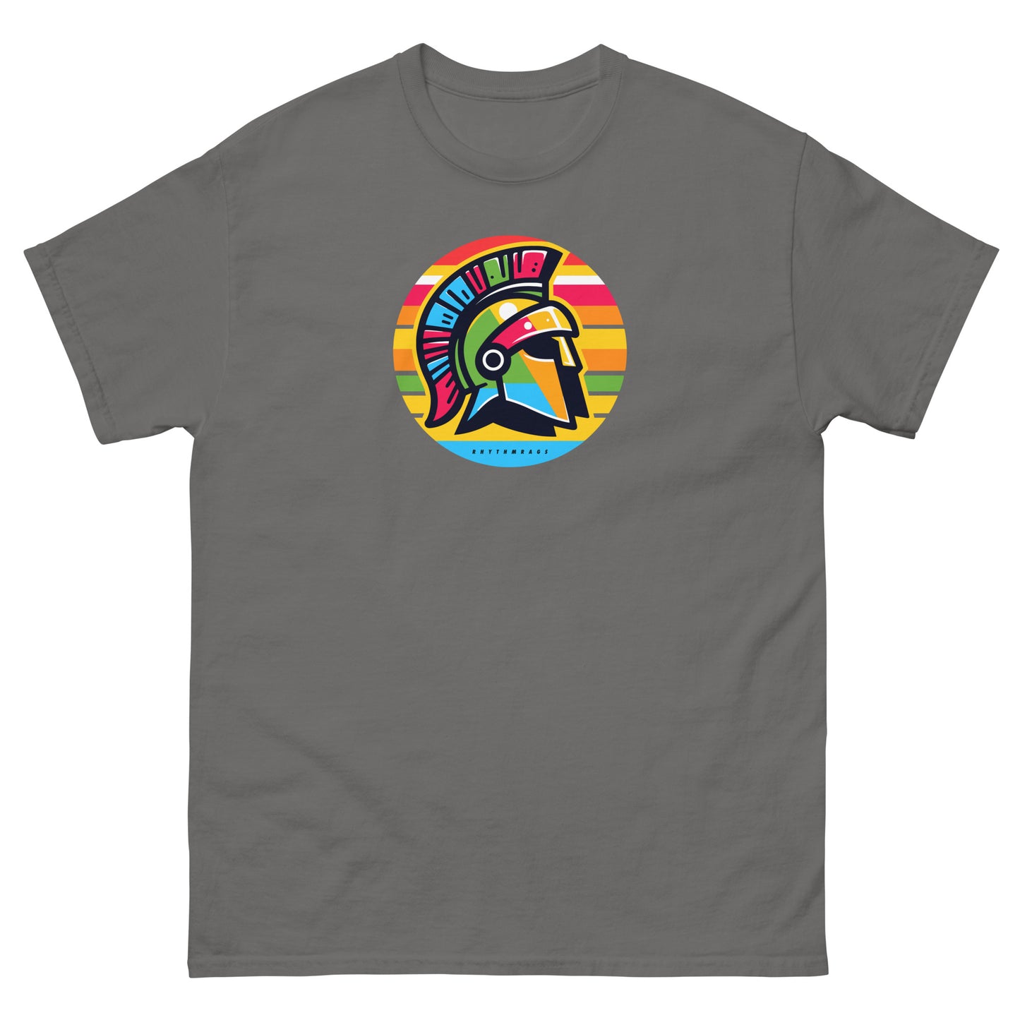 Trojans-reggae-t-shirt-charcoal-front