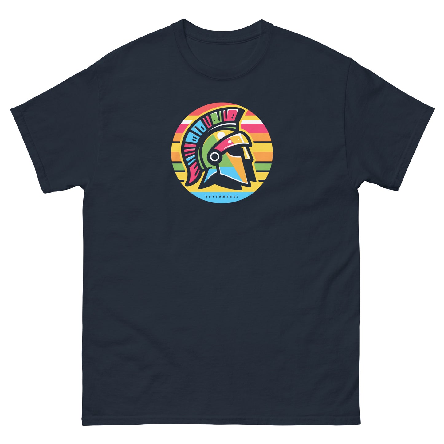 Trojans-reggae-t-shirt-navy-front