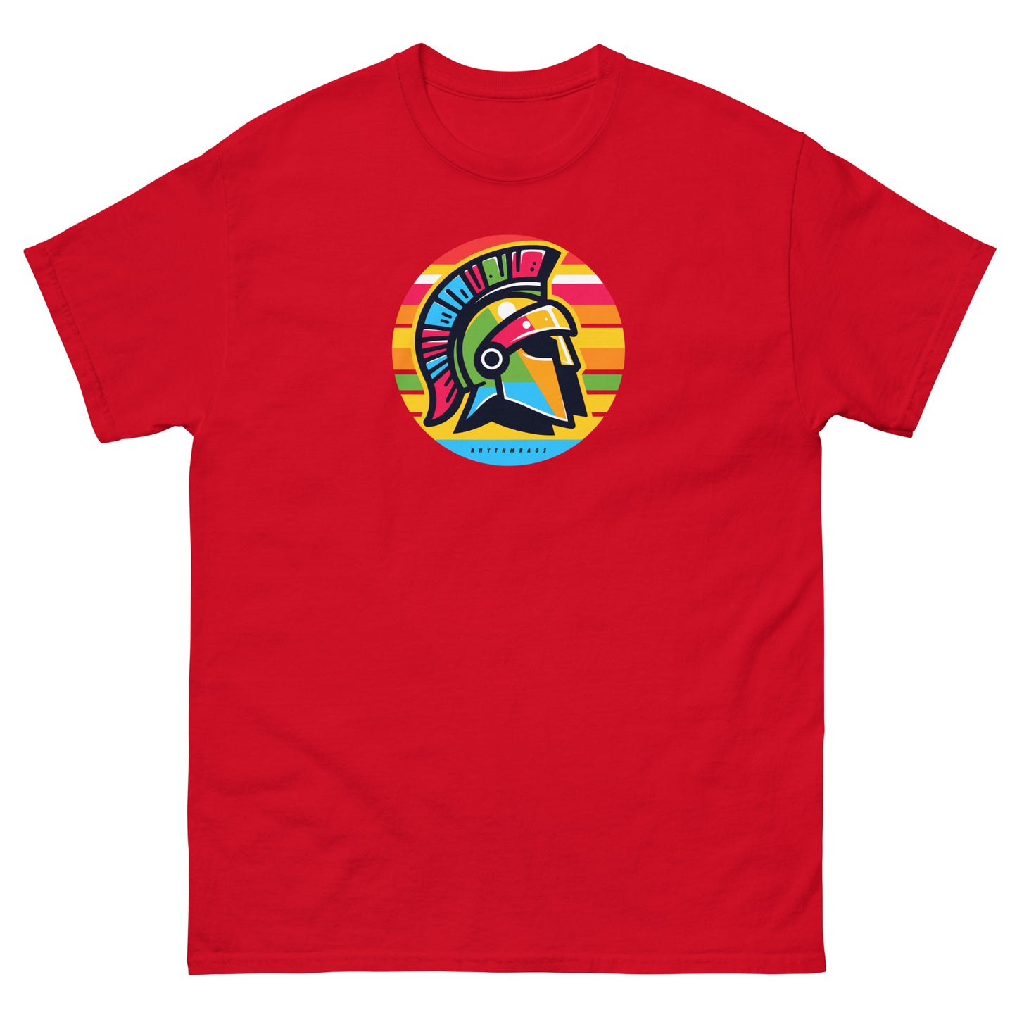 Trojans-reggae-t-shirt-red-front