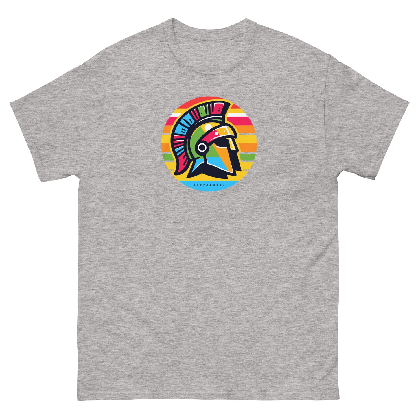 Trojans-reggae-t-shirt-sport-grey-front