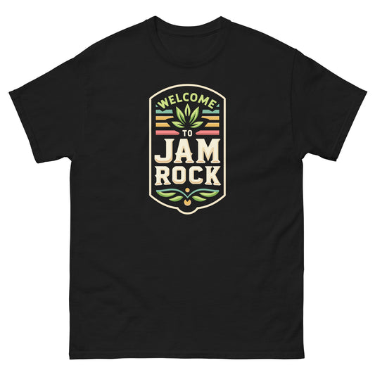 Welcome-to-Jamrock_2-reggae-t-shirt-black-front