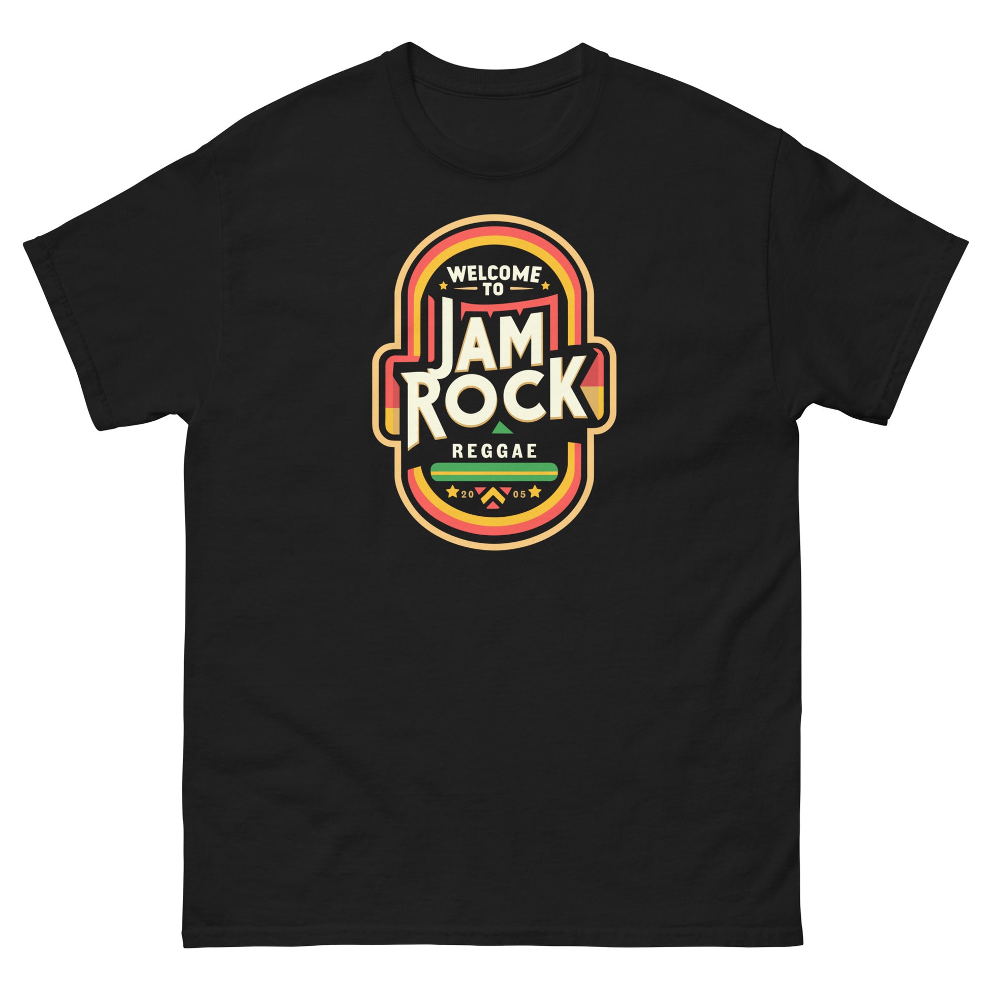 Welcome-to-Jamrock_3-reggae-t-shirt-black-front