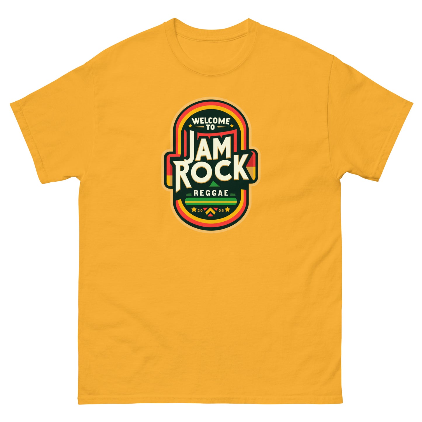Welcome-to-Jamrock_3-reggae-t-shirt-gold-front