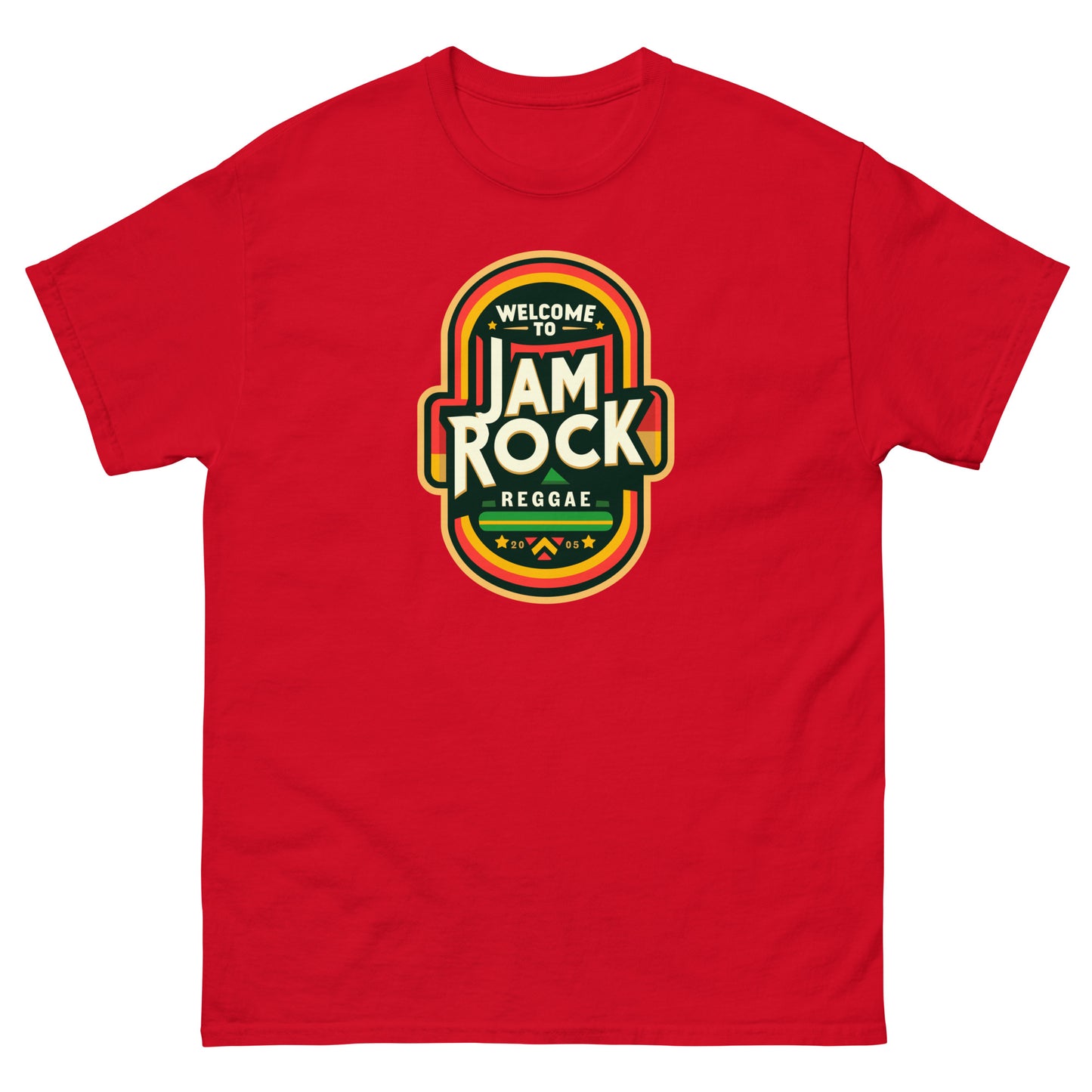 Welcome-to-Jamrock_3-reggae-t-shirt-red-front