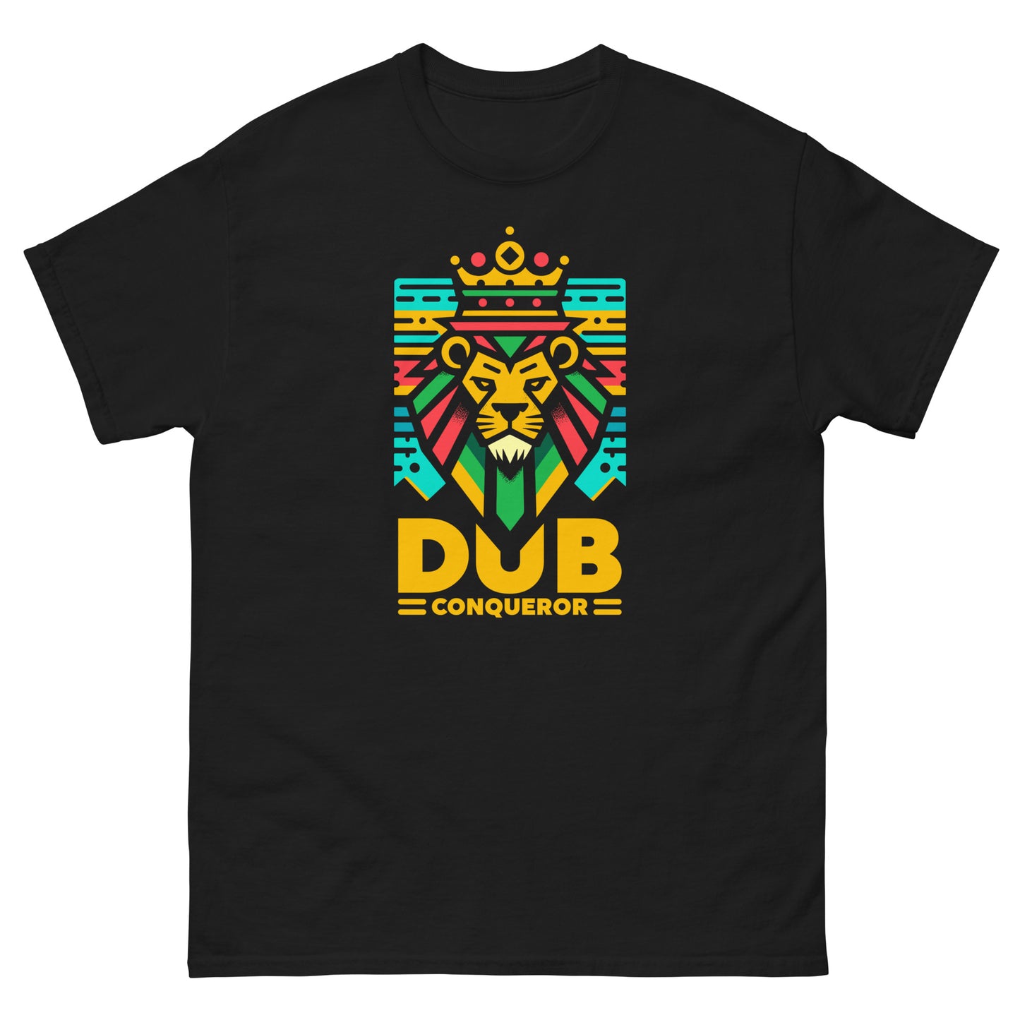 dub-conqueror-reggae-t-shirt-black
