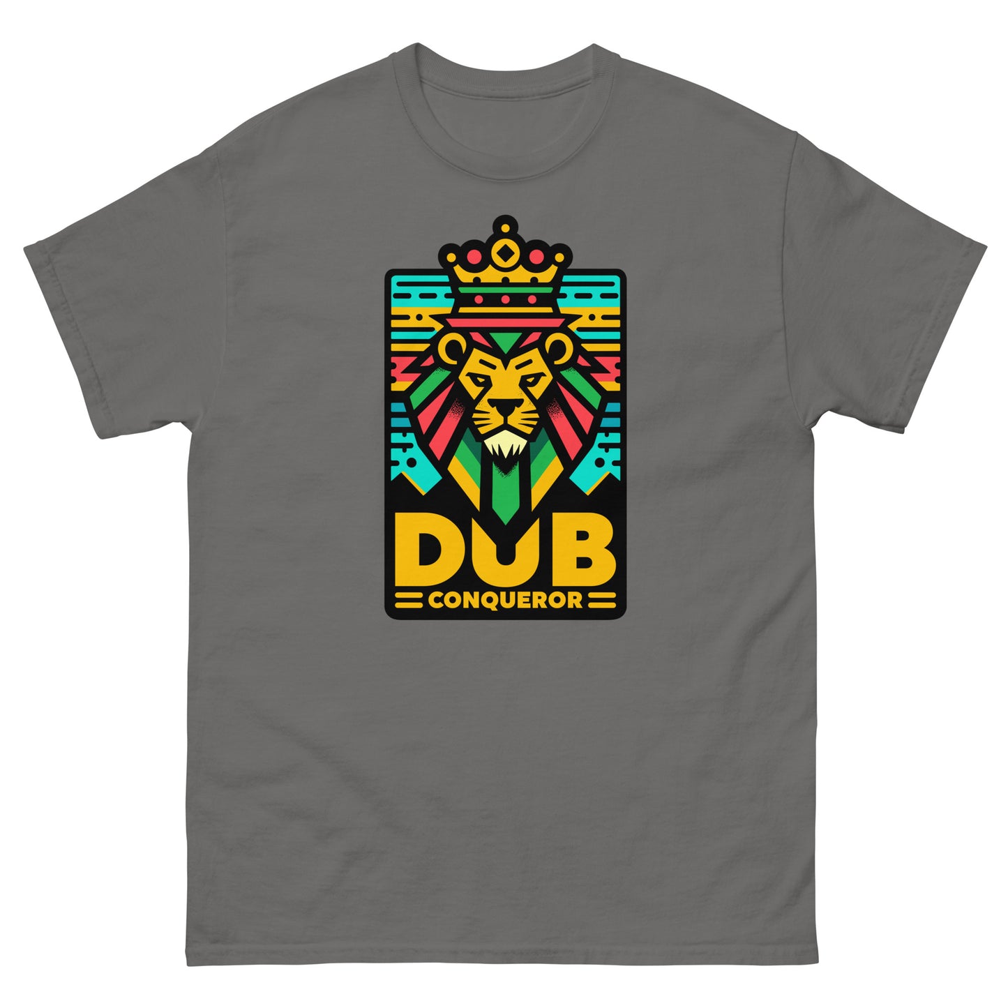 dub-conqueror-reggae-t-shirt-charcoal