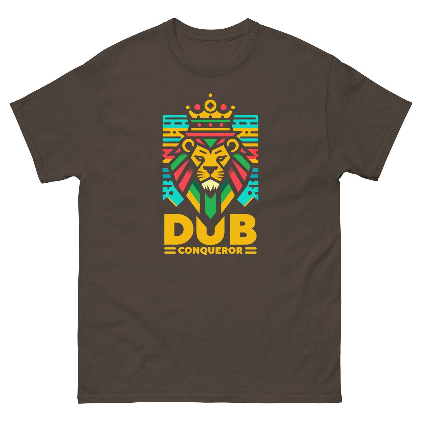 dub-conqueror-reggae-t-shirt-dark-chocolate