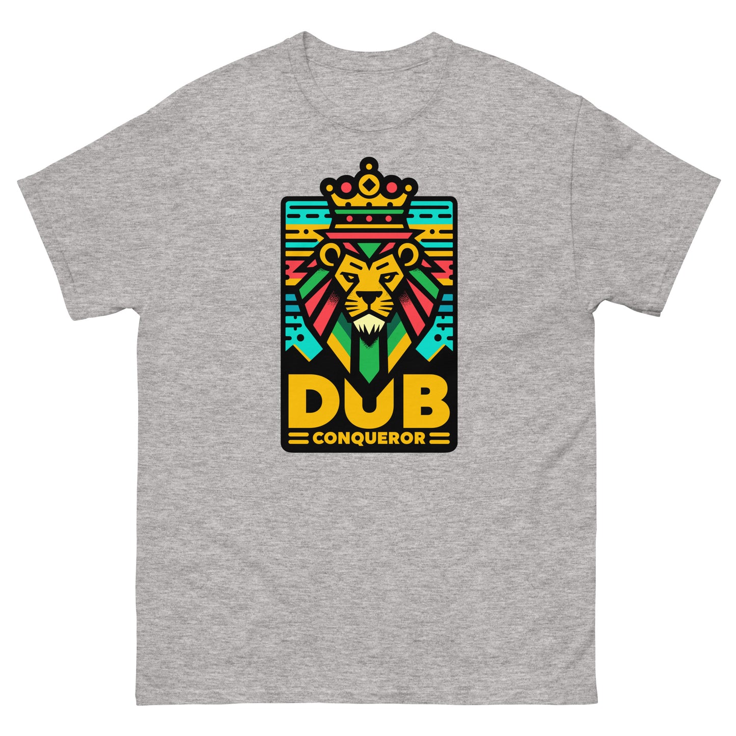 dub-conqueror-reggae-t-shirt-sport-grey