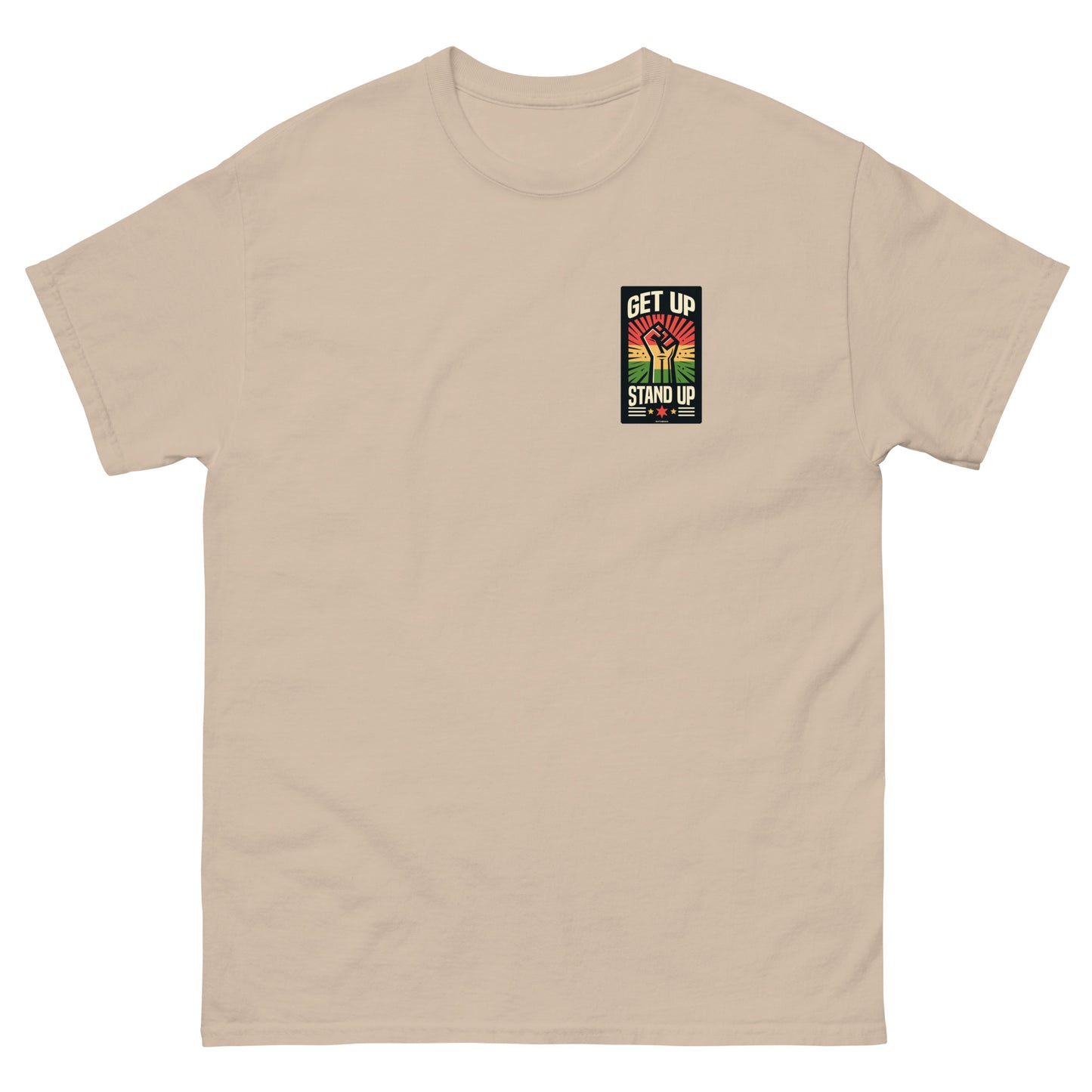 get-up-stand-up-reggae-t-shirt-sand-front