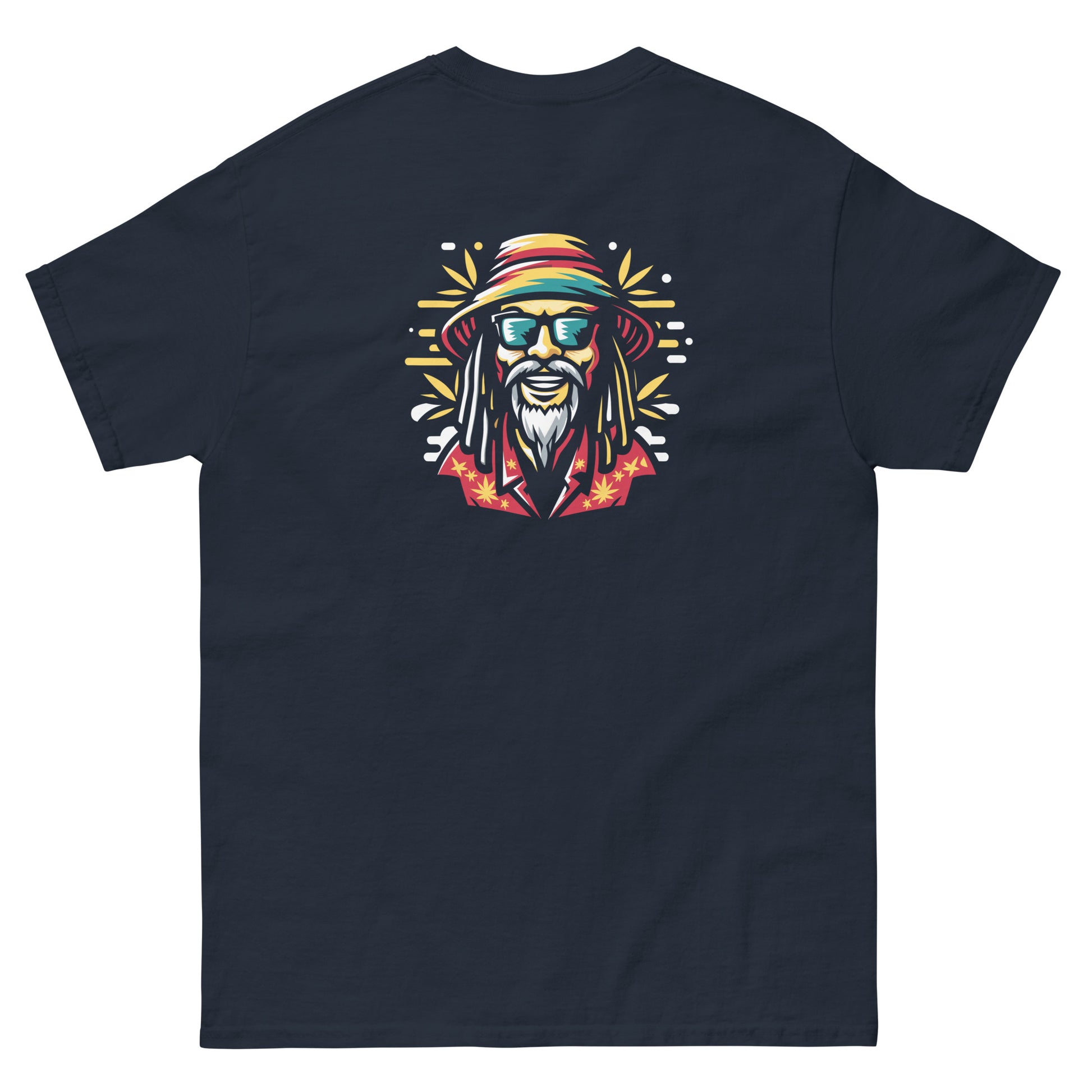 japanese-rasta-reggae-t-shirt-navy-back