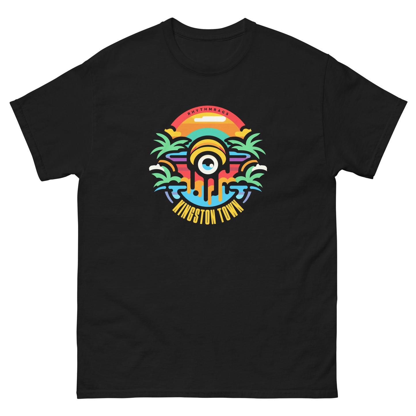 kingston-town-reggae-t-shirt-black
