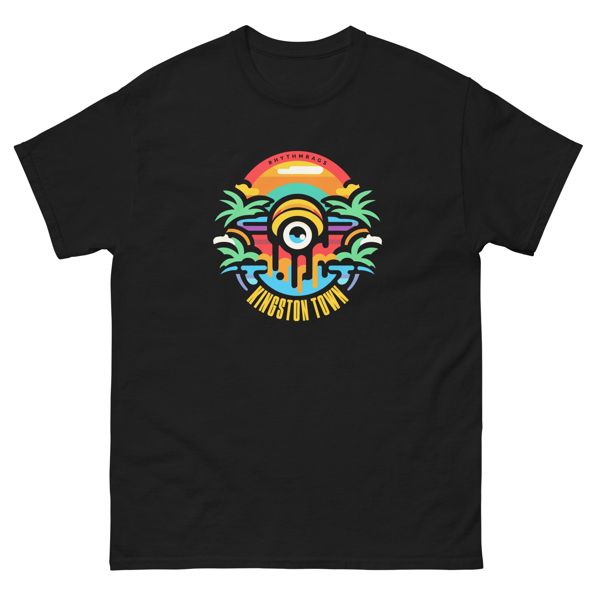 kingston-town-reggae-t-shirt-black