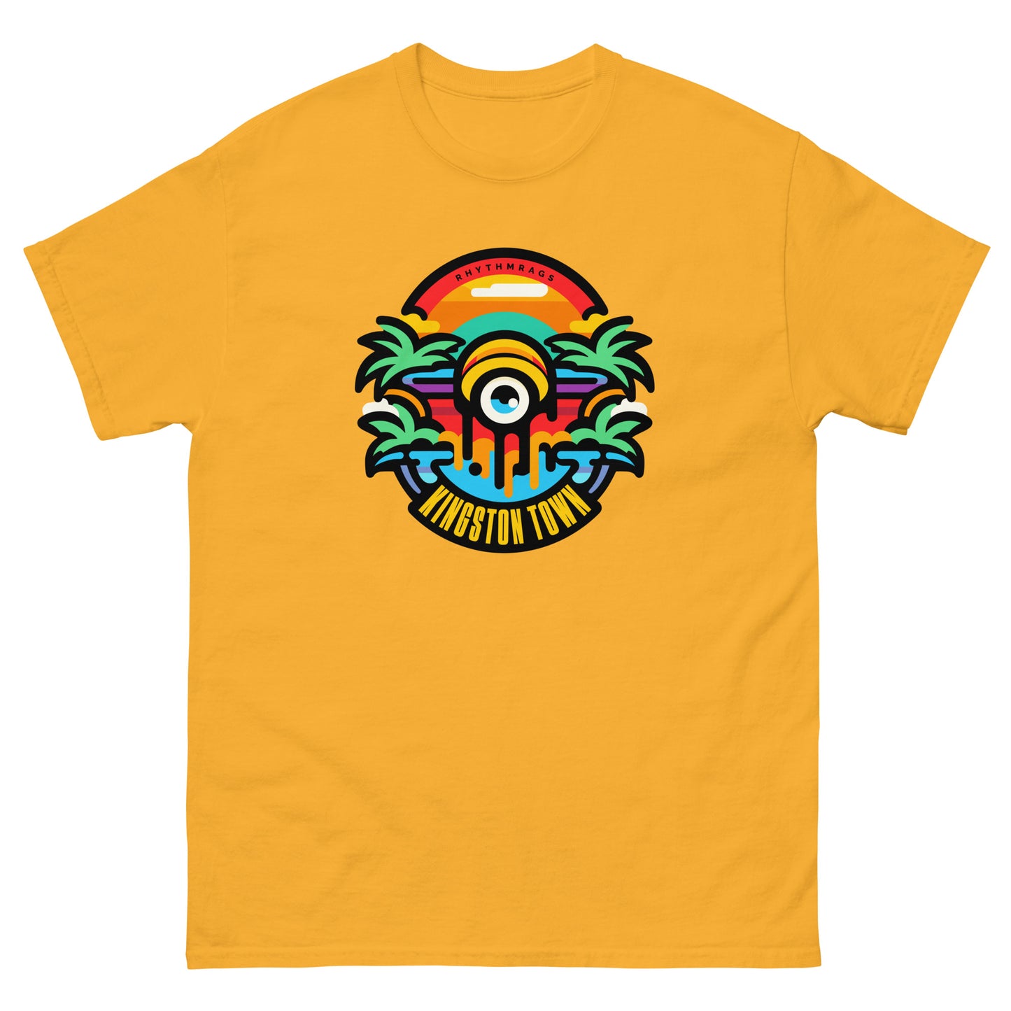 kingston-town-reggae-t-shirt-gold