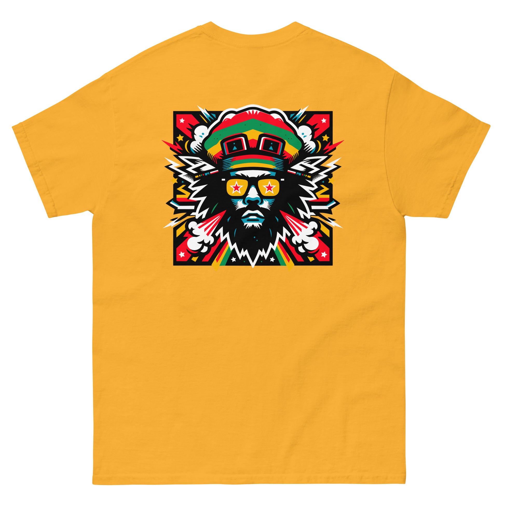 mystic-man-reggae-t-shirt-gold-back