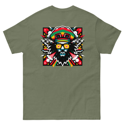 mystic-man-reggae-t-shirt-military-green-back