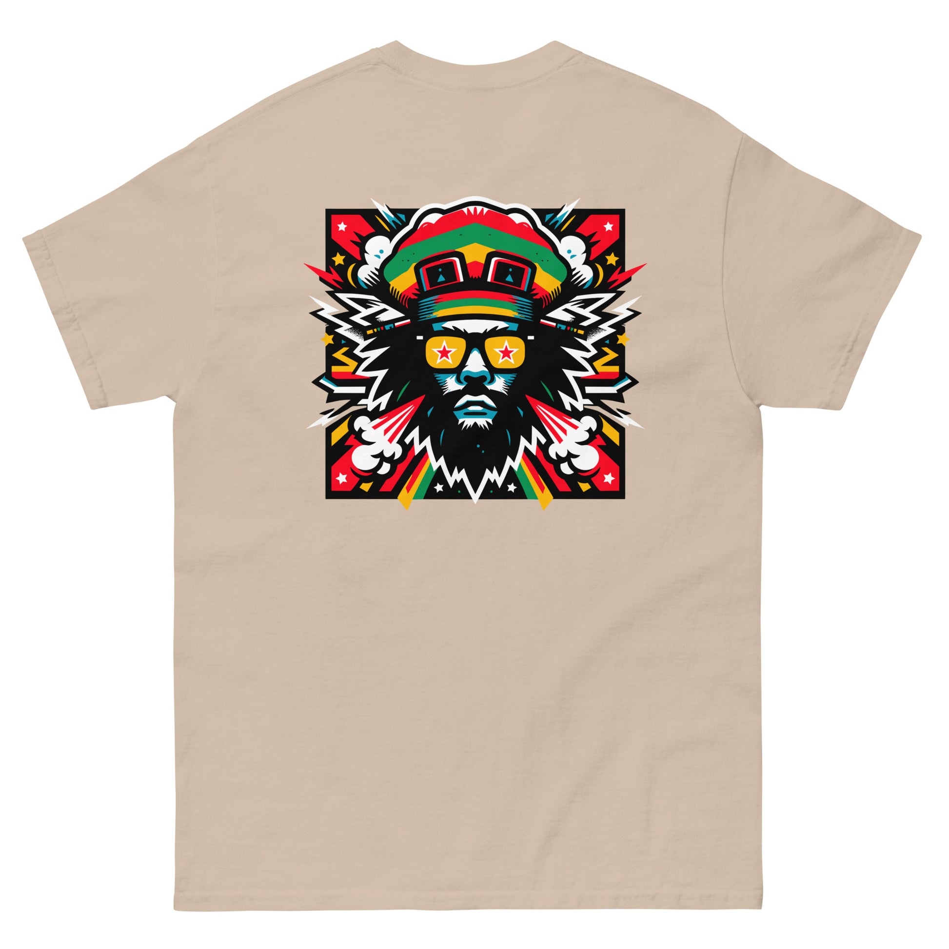 mystic-man-reggae-t-shirt-sand-back