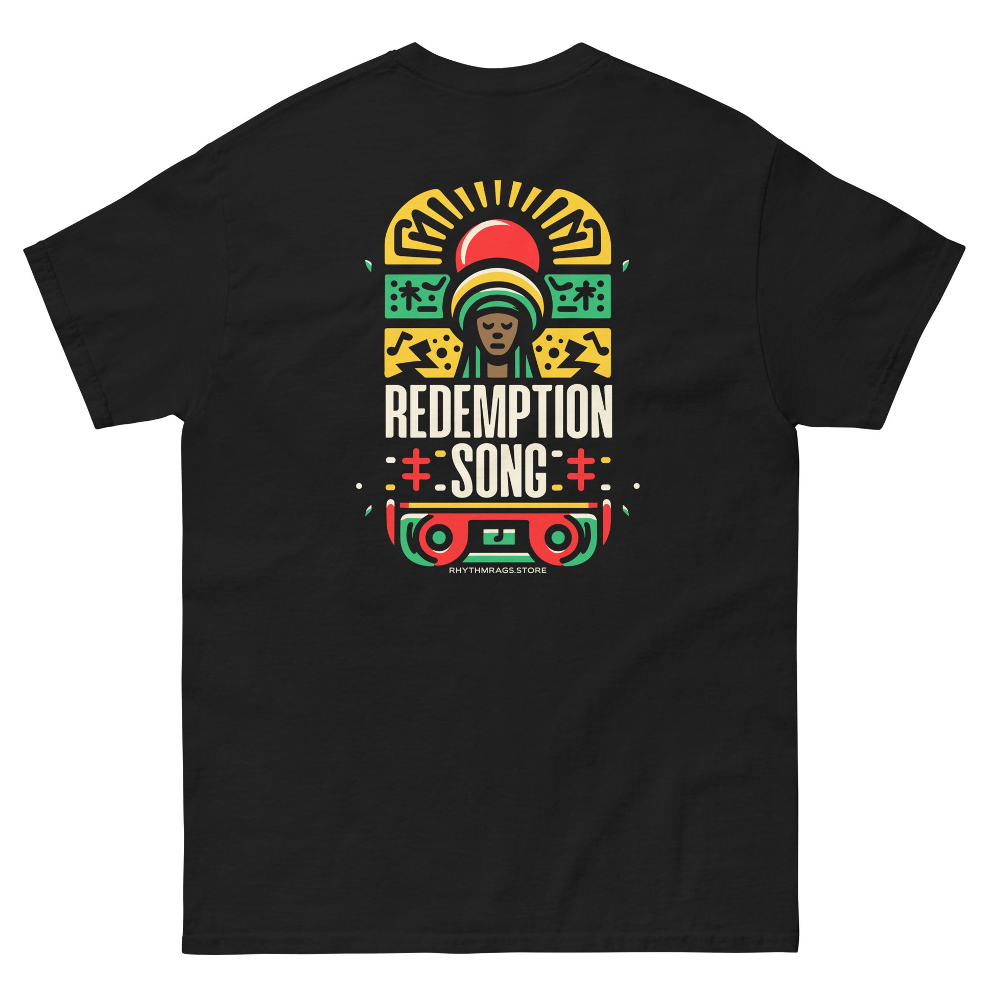 redemption-song-2-reggae-t-shirt-black-back