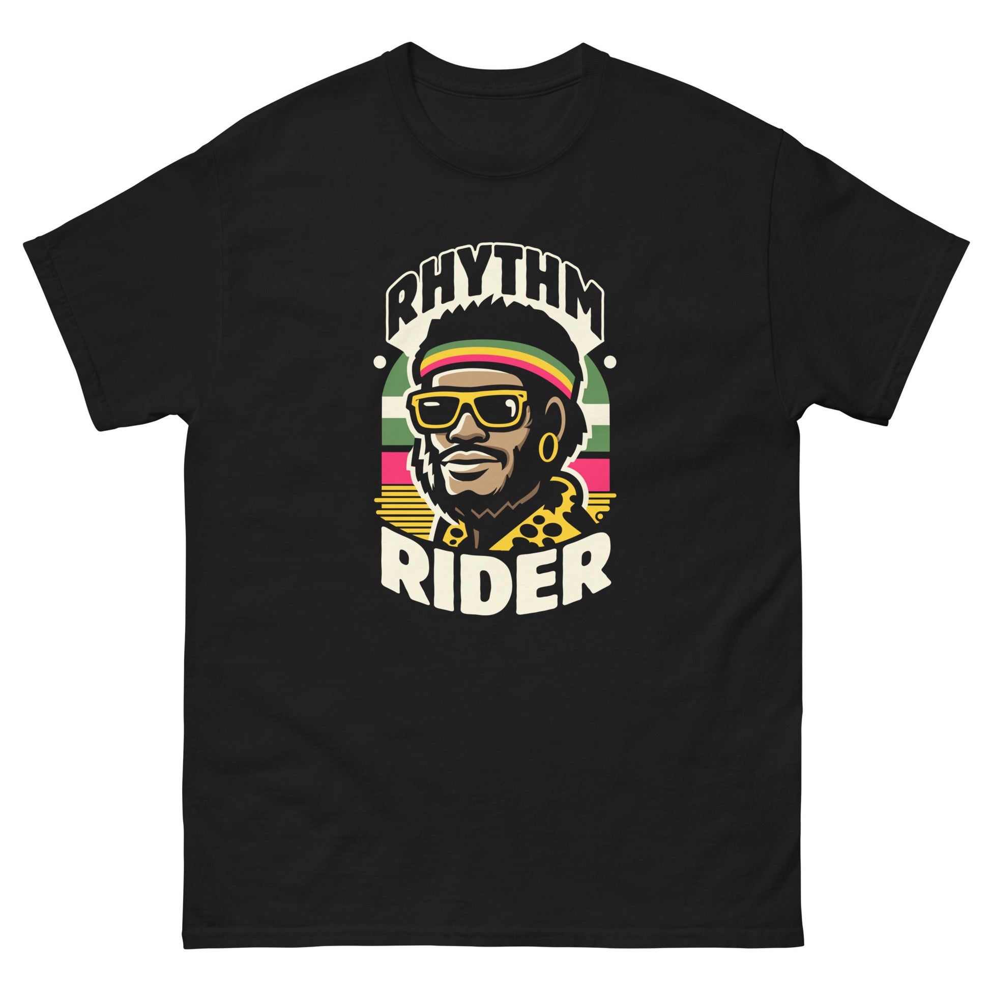 rhythm-rider-reggae-t-shirt-black