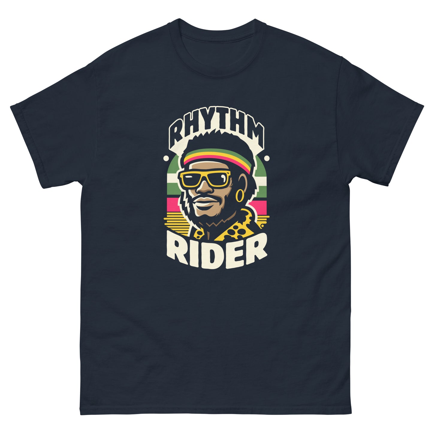 rhythm-rider-reggae-t-shirt-navy