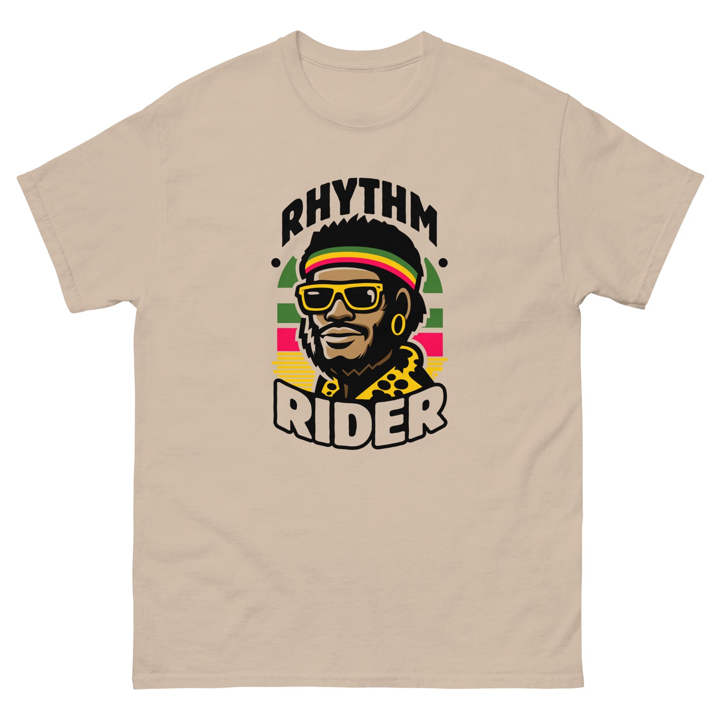 rhythm-rider-reggae-t-shirt-sand