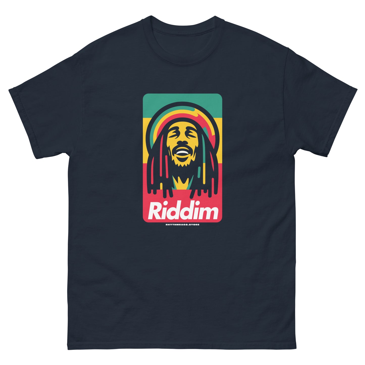 riddim-reggae-t-shirt-navy
