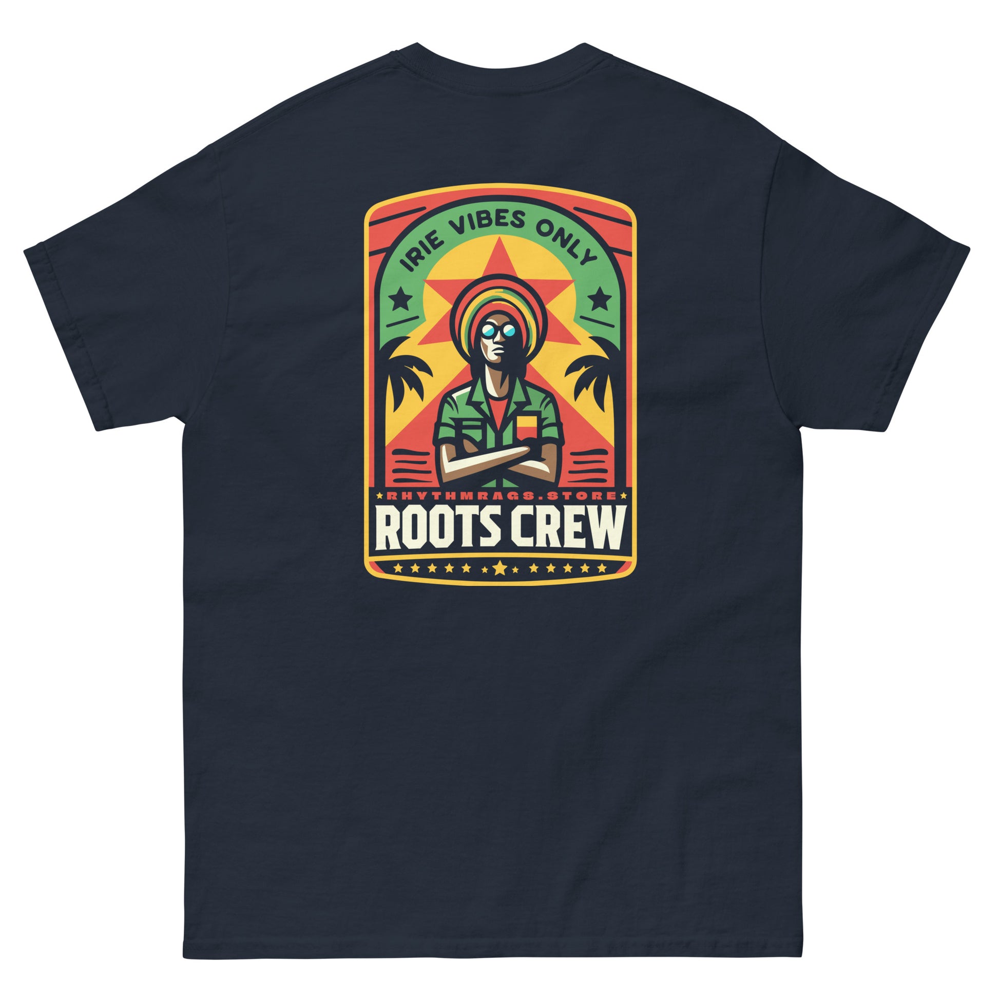 roots-crew-reggae-t-shirt-navy-back