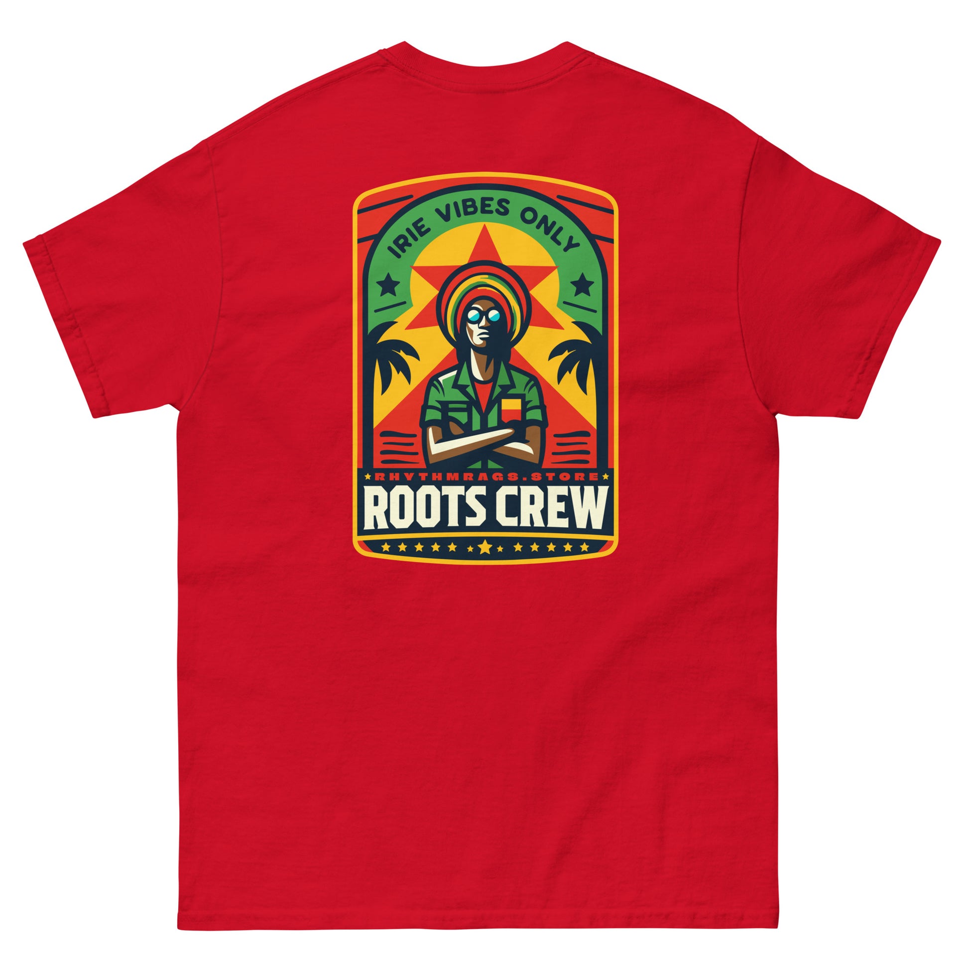 roots-crew-reggae-t-shirt-red-back