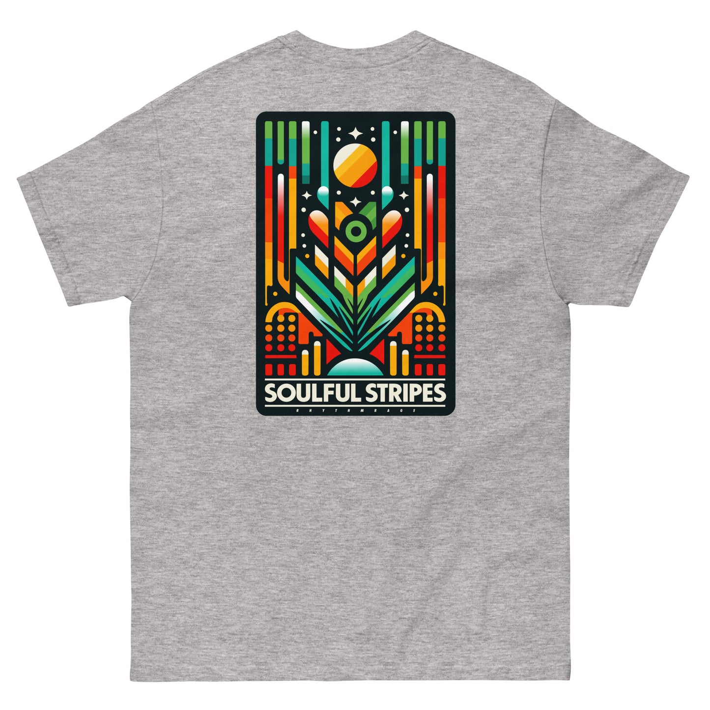 soulful-stripes-2-reggae-t-shirt-sport-grey-back