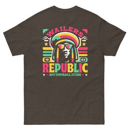 wailers-republic-reggae-t-shirt-dark-chocolate-back
