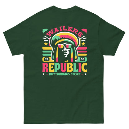 wailers-republic-reggae-t-shirt-forest-green-back
