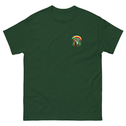 wailers-republic-reggae-t-shirt-forest-green-front